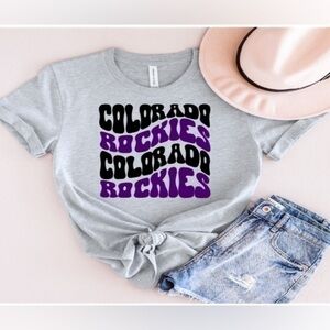 Colorado Rockies Wavy Tee
